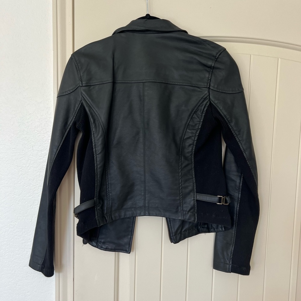Fake leather jacket